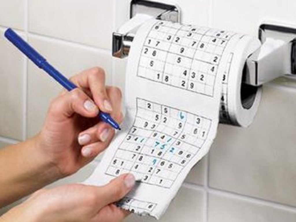 carta igienica sudoku regalol