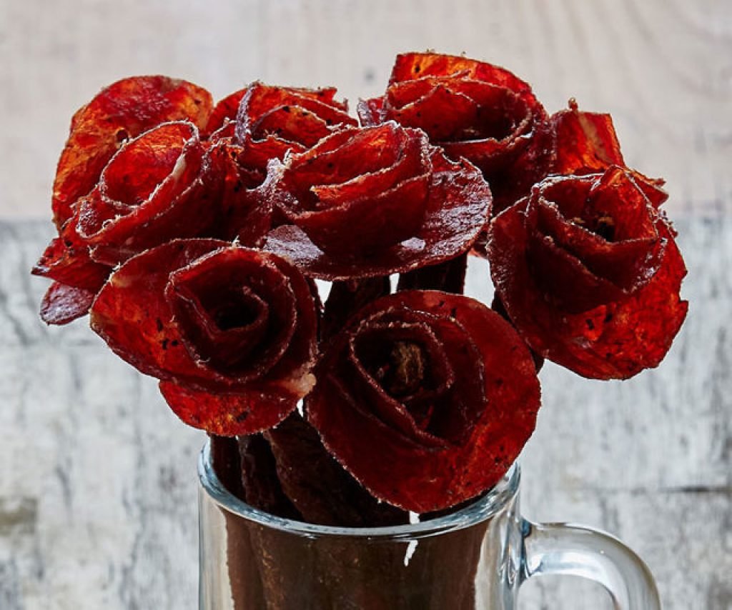 beef jerky bouquet rose regalol