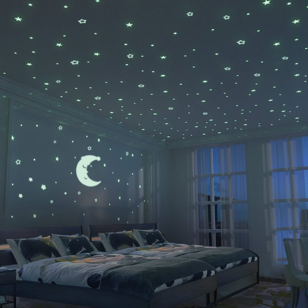 kit stelle fluorescenti camera letto regalol