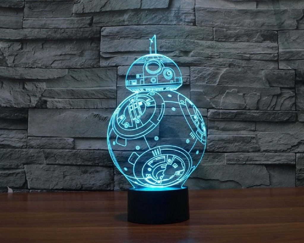 lampada led bb8 star wars regalol