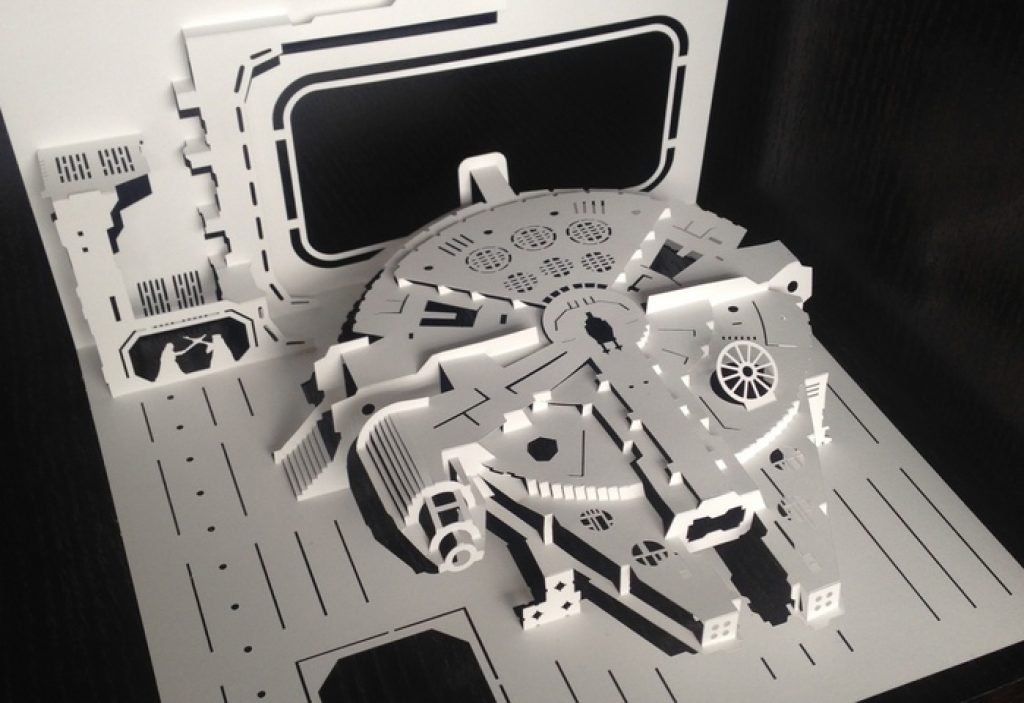 libro kirigami star wars regalol