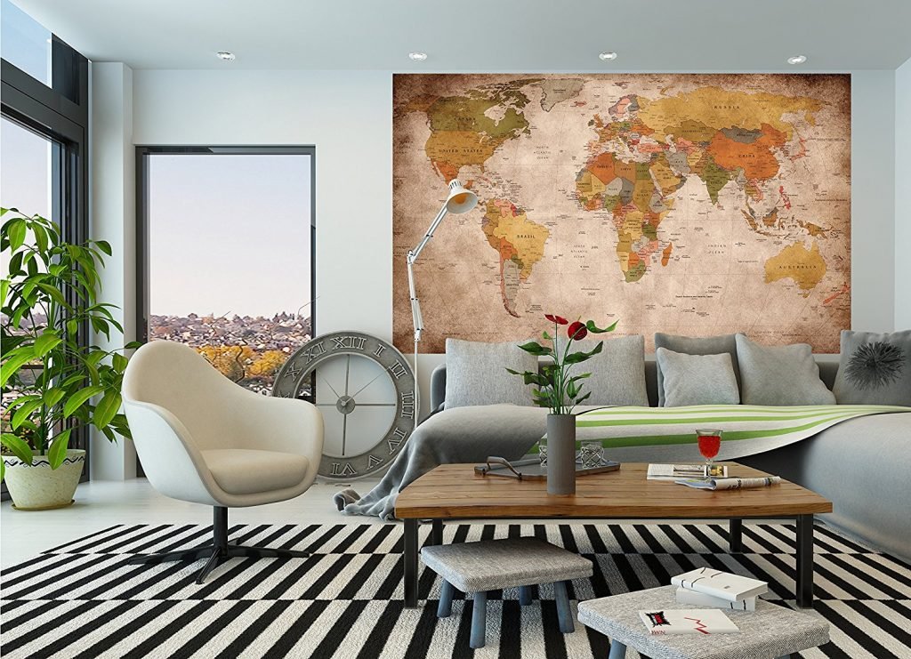 mappa mondo parete regalol