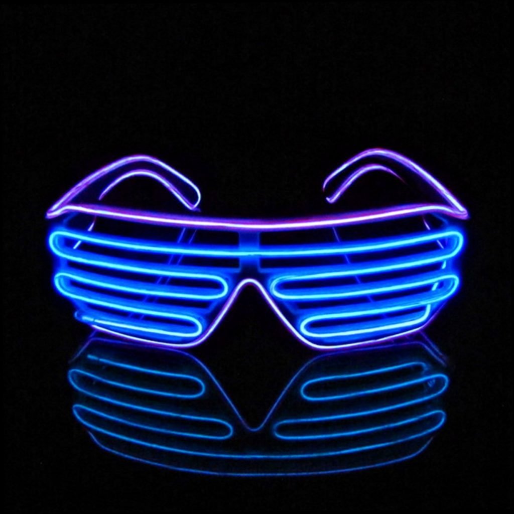 occhiali led controllo vocale regalol