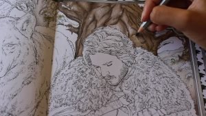 Libro Da Colorare Game Of Thrones