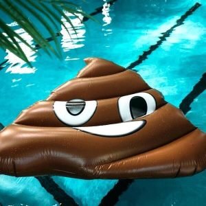 Materassino Mare Emoji Cacca