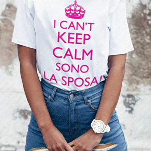 T-Shirt Keep Calm Addio Al Nubilato