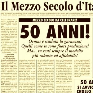 Biglietto Auguri Giornale 50 Anni