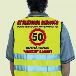 Gilet Compleanno 50 anni