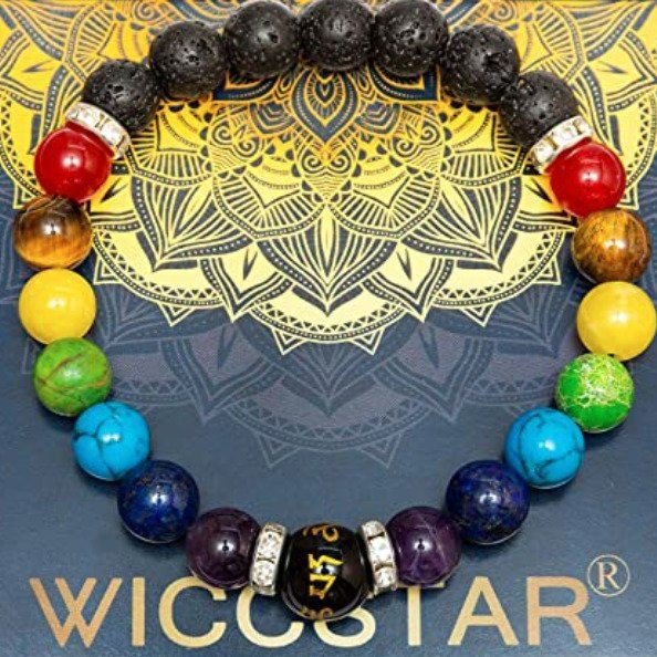 Hot 7 Chakra Guarigione Bracciale Con Perline Pietra Naturale Albero Della Va Filo Buddista Tibetano Bracciale Con Ciondoli Braccialetti Donna Uomo Gioielli - Foto 8