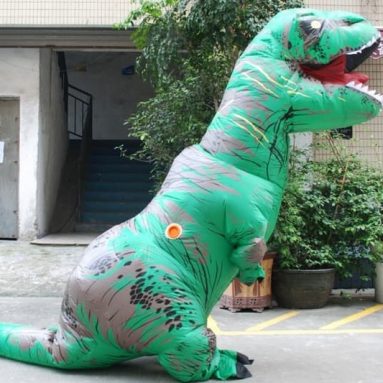 Costume T-Rex Gonfiabile Colorato