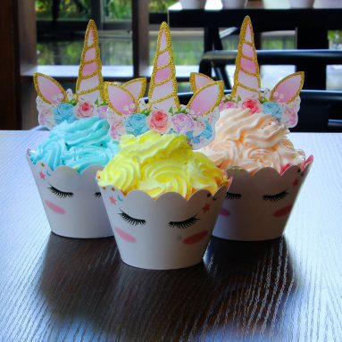 Decorazioni Cupcake Unicorno