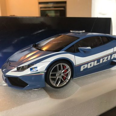 Modellino Lamborghini Huracan Polizia
