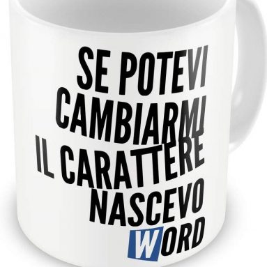 Tazza Carattere Word